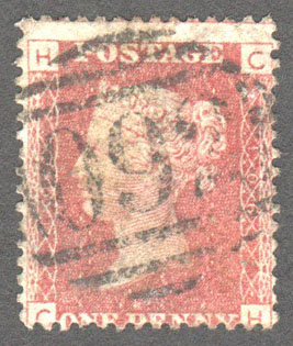 Great Britain Scott 33 Used Plate 106 - CH - Click Image to Close
